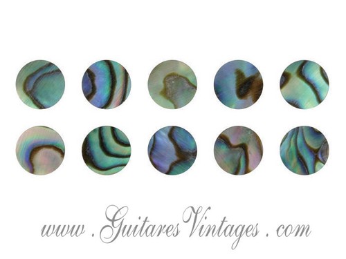 Lot pastilles de nacre - 10,