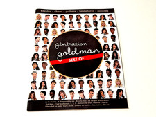GENERATION GOLDMAN BEST OF / HIT DIFFUSION LIVRE DE CHANSON SONGBOOK PARTITION