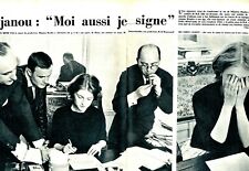 Coupure de presse Clipping 1958 Mijanou et Brigitte Bardot     (3 pages)