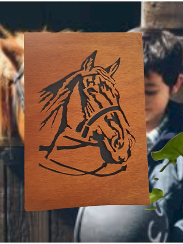 Tableau tête cheval - de,