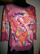 Tee shirt VANGO T.3 40 42 Aile papillon resille stretch