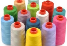 Fil à Coudre 100% Polyester  2 Bobines de 30 m Blanc Et Noir #0019#180G