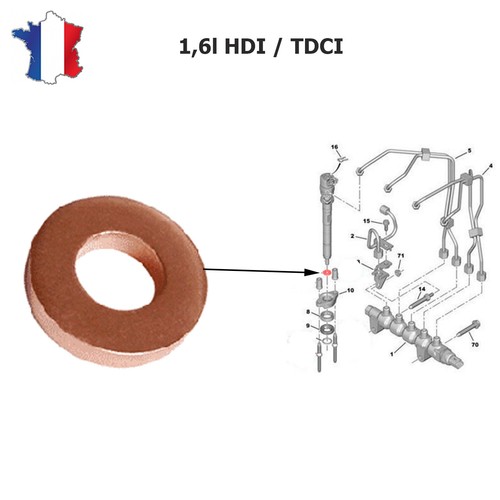 Joint injecteur pour alfa - joint,