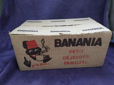 Banania : Carton de transport de boites Banania - années 50 - rare