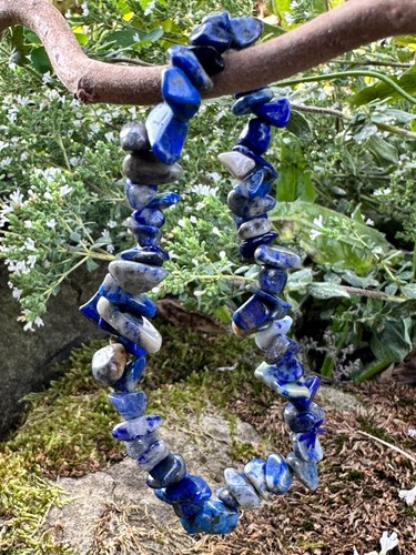 Bracelet baroque lapis lazuli