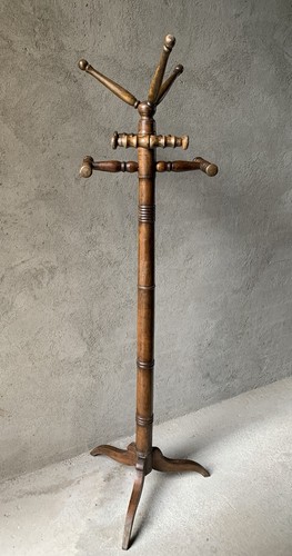 Porte manteau ancien bois - ancien,