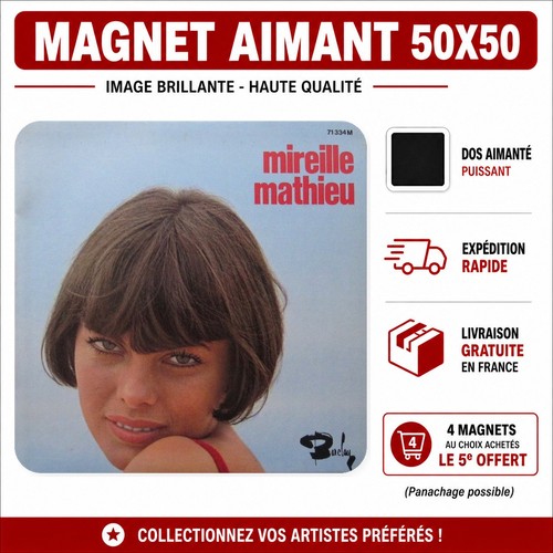Magnet mireille mathieu - mireille,