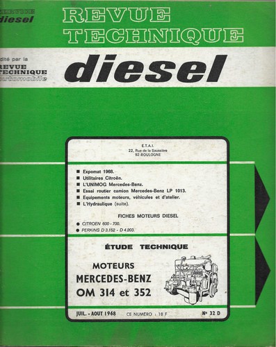 Revue technique diesel moteurs - diesel,