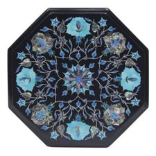 12 " Noir Marbre Table