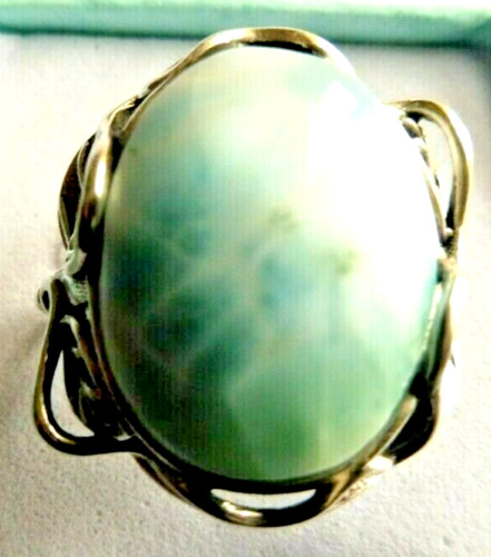 Bague véritable larimar - bague,