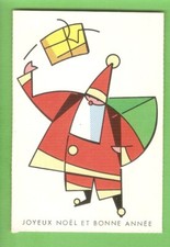 Pierre BOUILLE carte postale  1984  Père NOËL