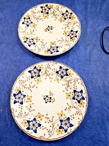 Superbe paire assiettes - paire, d'assiettes