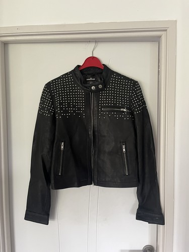 Veste cuir clou - à,