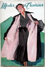Modes et Travaux n° 574 d'Octobre 1948 ancienne revue de mode Haute Couture