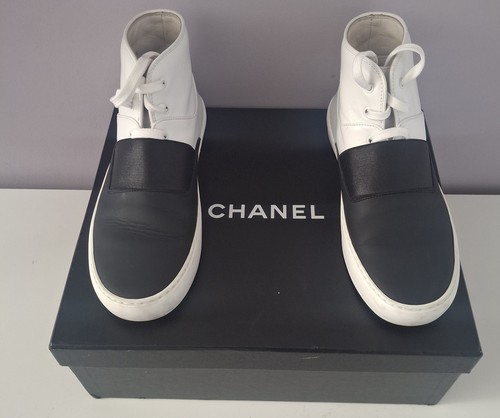 Basket chanel blanc noir 35 - chanel,