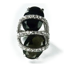 bague plaqué or rétro