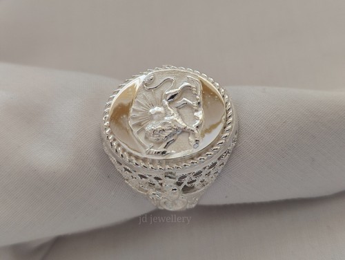 925 lion sun ring faravahar - sun,