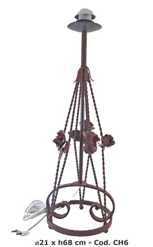 Lampe vintage fer forgé - fer,