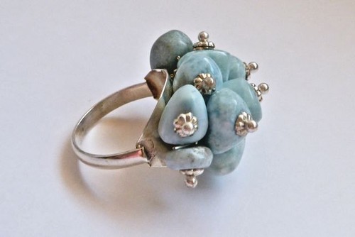 Sterling silver blue larimar - sterling,