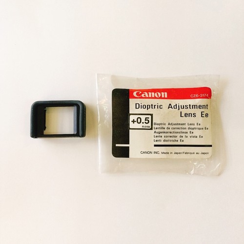 Objectif canon 5 - canon, réglage