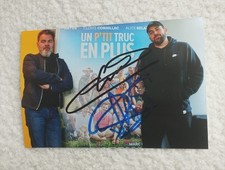2 AUTOGRAPHES ORIGINAUX DE CLOVIS CORNILLAC ET ARTUS SUR PHOTO 10X15 DÉDICACES