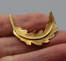 Ancienne Broche Plume en