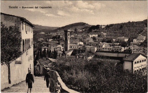 Cpa fiesole panorama dal - fiesole,