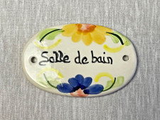 Plaque de porte "Salle de