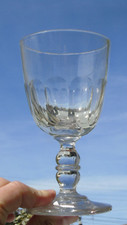 Verre à eau en verre taillé