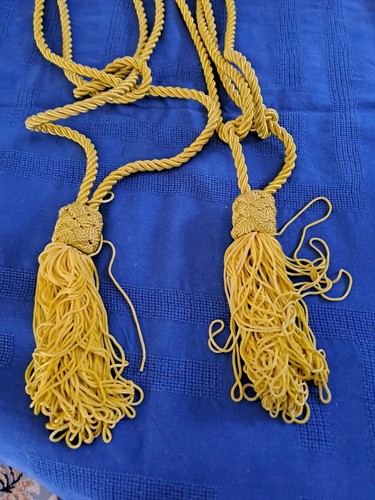 Paire embrasses pompon - paire, d'embrasses