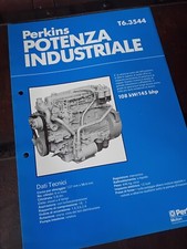 PERKINS MOTEUR 6 CYLINDRES TURBO 5800 CC BROCHURE ORIGINALE 1983
