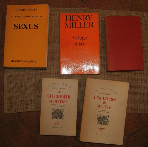 Lot livres henry miller - livres,