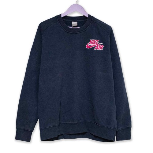 Sweat shirt nike vintage bleu - sweat-shirt,