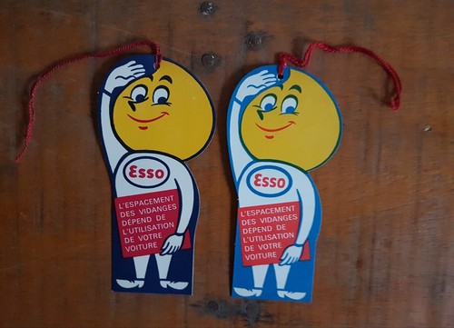 Esso lot ancienne étiquette - esso,