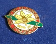 RARE PINS FLEUR ORCHIDÉE Société Néo Calédonienne 