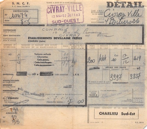 1952 ets devillaine freres - 1952, a