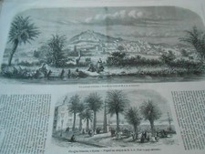 Gravure 1861 - Vue générale