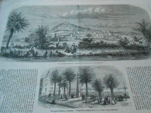 Gravure 1861 vue générale - gravure,