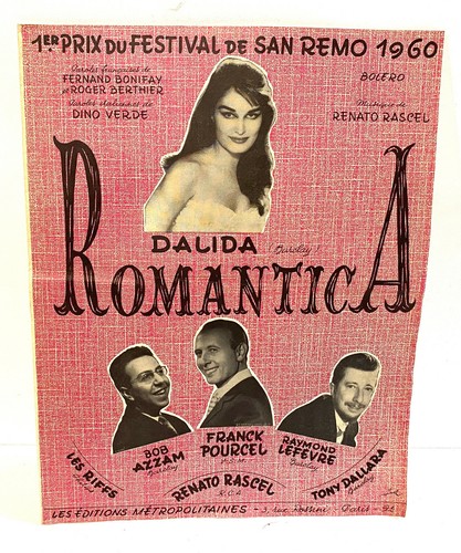 Ancienne partition dalida - partition,