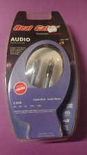 REAL CABLE E.SUB - Cable RCA Audio 5m - Cable RCA RCA Cuivre Subwoofer autre