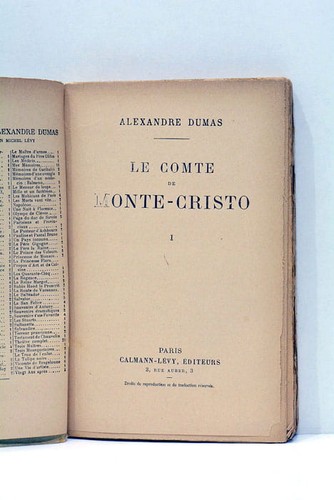 Comte monte cristo tome - de, monte-cristo