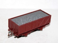 JOUEF HO 632 B, WAGON TOMBEREAU HAUT DE FRET, SNCF + CHARGEMENT MINERAIS PIERRE