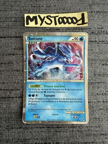 Carte pokémon suicune sl11 - suicune,