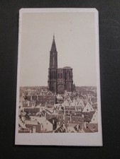 Photo CDV Strasbourg la cathedrale cliche PIETTA circa 1870