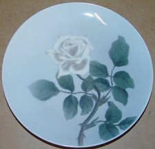 Assiette Murale Art Nouveau Bing & Grondahl Avec Rose No 4280/357-20