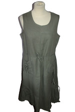 ROBE SANS MANCHE FEMME °°° TAILLE L   °°° 55% LIN 