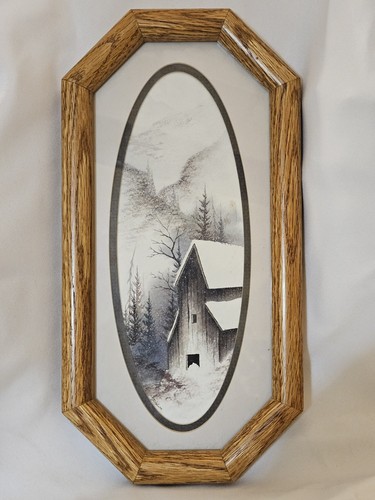 Original watercolor barn - watercolor, of