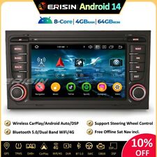 64GB Android 14 Autoradio GPS pour Audi A4 S4 RS4 Seat Exeo CarPlay DAB+ FM OBD2