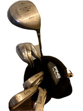 SET DE 9 CLUBS DE GOLF LYNX TIGRESS RAREMENT UTILISÉ DANS LEUR SAC