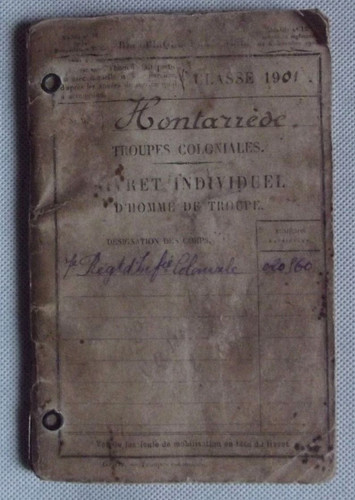 Livret homme troupe - homme, de